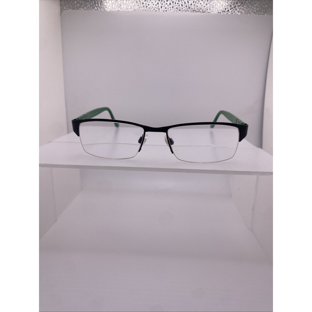 Polo Eyeglasses FRAME ONLY RAP4577AA Half Rim 53-17-140 Black Green 891